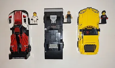 Buy Lego Speed Champions & Mini Figure (8 Stud Wide) Wall Display Bracket • 25£