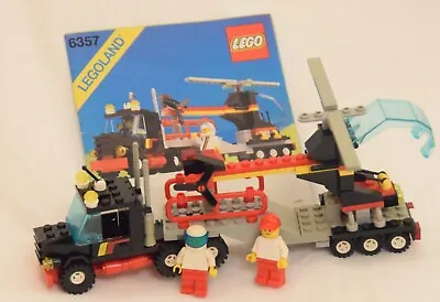 Buy LEGO 6357  Town Stunt 'Copter N' Truck  With Minifigures & Manual Vintage 1988 • 15£