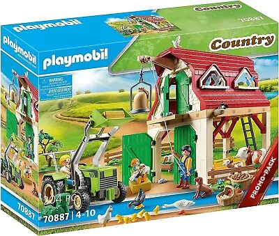 Buy Playmobil Country Farm70887 Farm Set With Small Animals Brand New Boxed • 29.95£