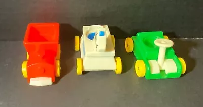 Buy VTG Replacement Piece (3) Fisher Price Nursery Ride On Toys Horse Train Wagon • 5.67£