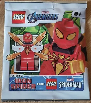 Buy LEGO Super Heroes Avengers Infinity War Iron Spider Minifigure Plus Bonus Tile • 10.28£