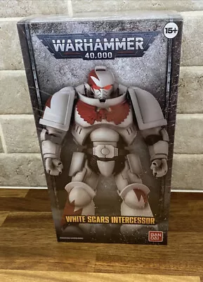 Buy Bandai Warhammer 40K White Scars Primaris Intercessor Space Marine Action Figure • 124.99£