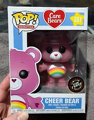 Buy Care Bear Funko Pop Cheer Bear Glow Chase #351 - Comes With A Pop Protector • 22.99£