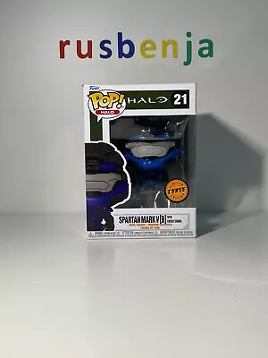 Buy Funko Pop! Games Halo Spartan Mark V (B) With Energy Sword Chase #21 • 14.99£