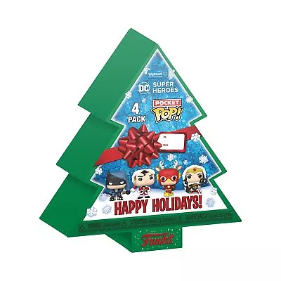 Buy Funko Pocket POP: DC Holiday-Tree Holiday Box - 4 Pack (US IMPORT) • 24.15£