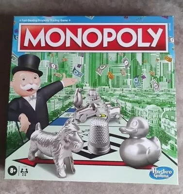 Buy Monopoly Classic Board Game Hasbro New & Sealed • 13.50£