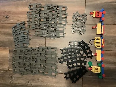 Buy Lego Duplo Train Track Bundle Tracks Train Figures 76 Pieces • 50£