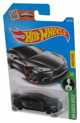 Buy Hot Wheels HW Green Speed 2/5 (2015) Dark Gray Tesla Model S Toy Car 242/250 • 29.28£