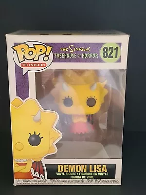 Buy Funko Pop! Animation: The Simpsons - Demon Lisa Vinyl Figure No 821 • 14.95£