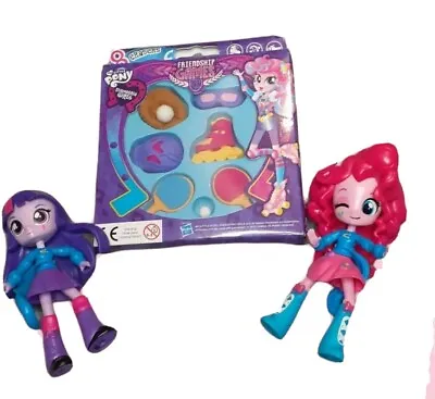 Buy My Little Pony Friendship Equestria Games 8 Erasers + 2 Figures Doll Set Bundle • 12.95£