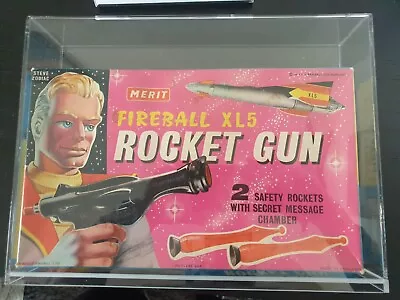 Buy Vintage Merit Fireball XL5 Rocket Gun With Display Case  • 700£