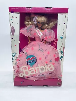 Buy 1990 Barbie Happy Birthday Made In Malaysia NRFB • 102.96£