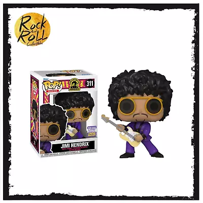 Buy Jimi Hendrix (Purple) Funko Pop! #311 2023 Summer Convention Shared Exclusive • 28.24£