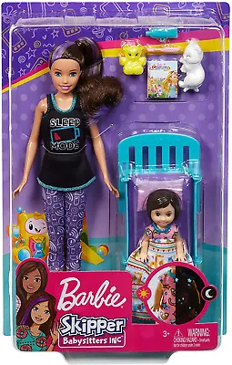 Buy Barbie Skipper Babysitter Playset Nanna GHV88 FHY97 • 21.09£
