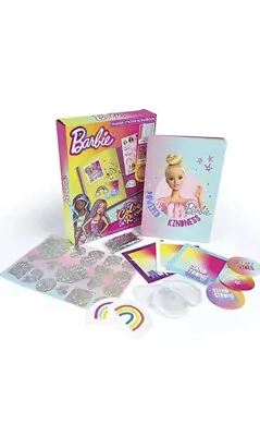 Buy Barbie Children's Kids  Party Gifts ScrapBook Scrapbooking Stickers Sequins Book • 6.99£