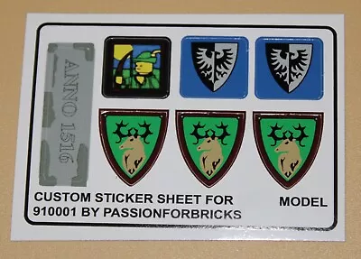 Buy Custom Sticker 910001 Replacement Sticker Sheet  • 8.13£