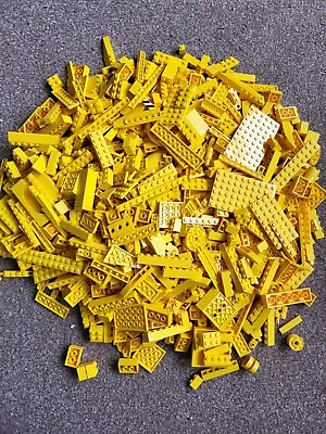 Buy 500g 1/2KG Yellow Lego Genuine Assorted Bricks/Tiles, Parts Joblot, City MOC • 8.49£