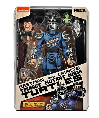 Buy Figurine NECA Turtles Ninja Shredder Battle Damaged Collection (Mirage Comics) • 61.74£