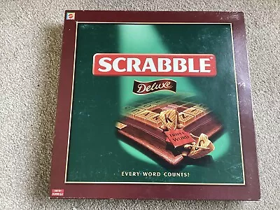 Buy Scrabble Vintage Deluxe Edition Rotating Turntable Complete Plus Instructions • 29.99£