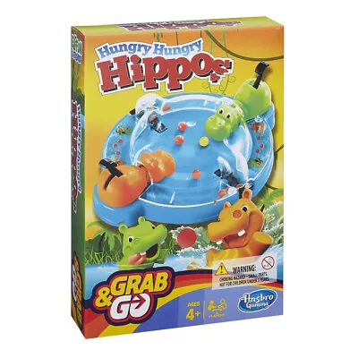 Buy Hungry Hungry Hippos Grab And Go Travel Size Game NEW • 9.99£