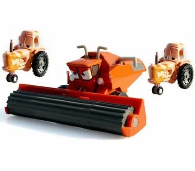 Buy 3pc Pixar Cars Frank The Combine Harvester Tractors Diecast Car Toy Figure Model • 13.39£