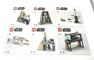 Buy LEGO Star Wars - 75365 - Yavin 4 Rebel Base - Instruction Manual ONLY - New • 6.89£
