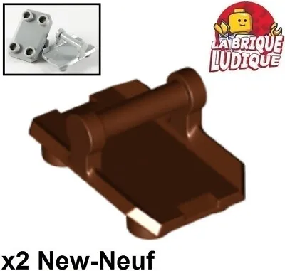 Buy LEGO 2x Flat Modified 2x3 Shield Handle Brown 30166 New • 2.17£