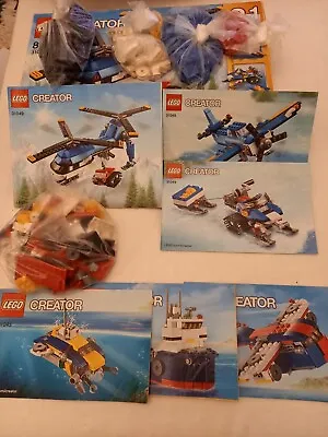 Buy Lego Creator Ocean Explorer 31045 & 31049 + Parts & Instructions  See Info+ More • 6.99£