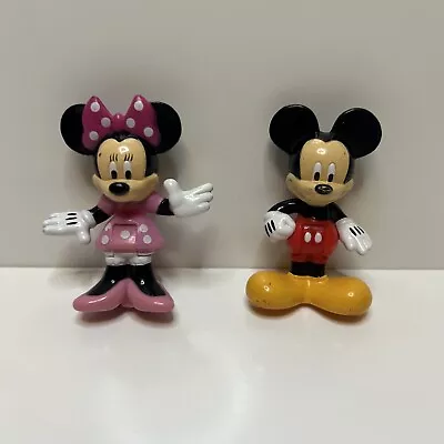 Buy Disney Mattel Mickey Mouse + Mini Mouse Figures 2009 With Bendable Waist • 2.99£