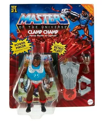 Buy Masters Of The Universe MOTU Origins Clamp Champ Deluxe Action Figure IN STOCK • 13.99£