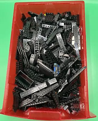 Buy 500g 1/2KG Black Lego Genuine Assorted Bricks/Tiles, Parts Joblot, City MOC • 9£