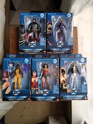 Buy Wonder Woman Vixen Spoiler Batman The Ray Lex Luthor Dc Multiverse Boxed • 100£