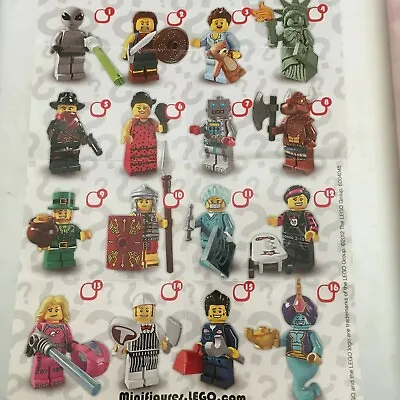 Buy Genuine Lego Minifigures From Series 6 Choose The One You Need • 6.99£