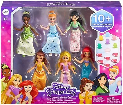 Buy 13983661/K81 Mattel® Mini Doll Disney Princess, 6 Small Dolls With Accessories • 9.11£