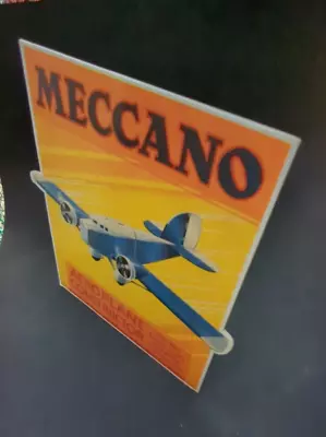 Buy Meccano Aeroplane Constructor Advertising Showcard Collectible Vintage Stand Up • 33£