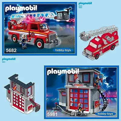 Buy * Playmobil * Fire Engine & Station 5682 5980 5981 5986 * SPARE PARTS SERVICE * • 0.99£