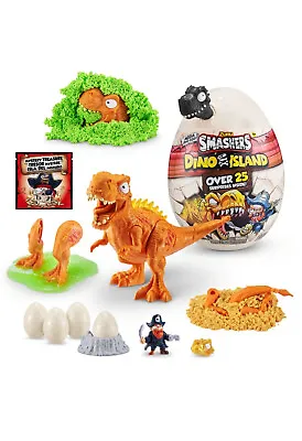 Buy Zuru Smashers Dino Island Mega Egg Action Figure Play Set 25 Mystery Accessories • 29.99£