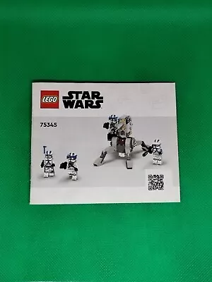 Buy LEGO Star Wars 501st Clone Troopers™ Battle Pack 75345 Instructions Only • 2.49£