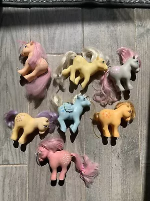 Buy My Little Pony G1 Vintage Bundle X7 Ponies • 18£
