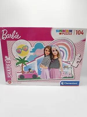 Buy Clementoni 27163 Barbie Supercolor Shaped Barbie 104 Pieces Jigsaw Puzzle Age 6+ • 7.99£