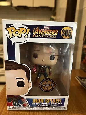 Buy Funko Pop! Movies 305 Avengers Infinity War Iron Spider Unmasked Exclusive New • 27.76£