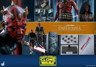Buy In Stock Hottoys Hot Toys Tms024 Star Wars The Clone Darth Maul 1/6 Scale Figure • 402.81£