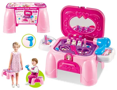 Buy Beauty And Dressing Desk Play Set For Girls- Perfect Christmas Gift • 13.95£