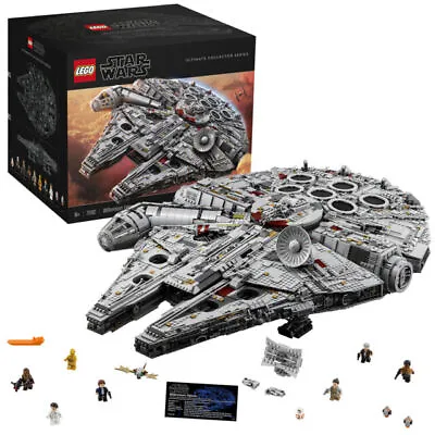 Buy LEGO 75192 Star Wars Millennium Falcon, UCS Set For Adults, Model Kit To Buil... • 720£