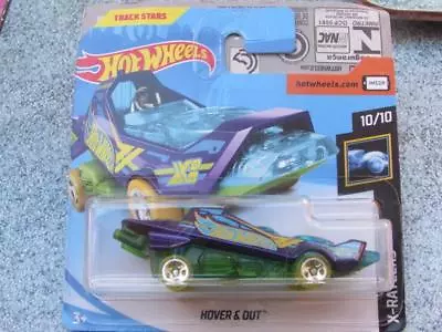 Buy Hot Wheels 2018 #257/365 HOVER & OUT Purple And Green X-Raycers New Casting 2018 • 2.46£