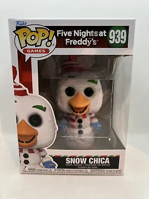 Buy Funko Pop Vinyl Five Nights At Freddys Holiday Snowman Chica 939 Figure New • 24.99£