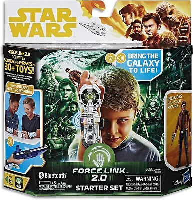 Buy Hasbro Star Wars Force Link 2.0 Starter Set Includes Han Solo Figure • 11.49£