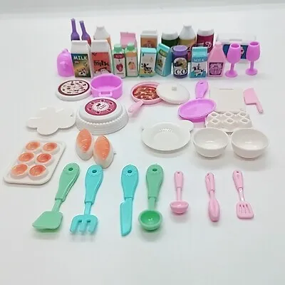 Buy 43pcs Food Kitchen Wine Glass Ice Cream Doll Toy Barbie Doll Toy Accessories • 8.11£