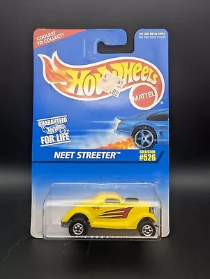 Buy Hot Wheels #526 Neet Streeter Hotrod Yellow Diecast Car Vintage Release 1996 • 5.95£