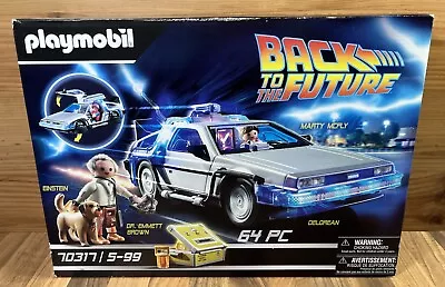 Buy Playmobil Back To The Future DeLorean 70317 64pc Lights & Figures Playmobil Set • 44.99£